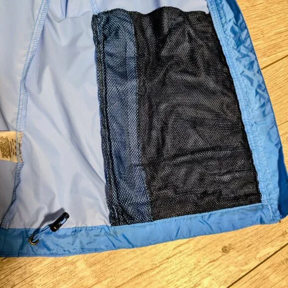 Columbia Switchback III Windbreaker Jacket Sky Blue Lightweight Hooded | XL NWOT - Picture 10 of 17